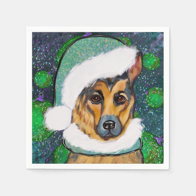 GERMAN SHEPHERD   NAPKINS (Front)