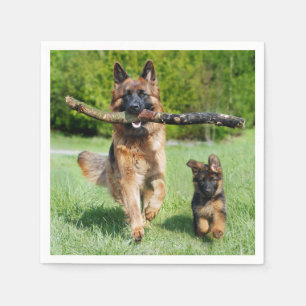 German Shepherd Napkins