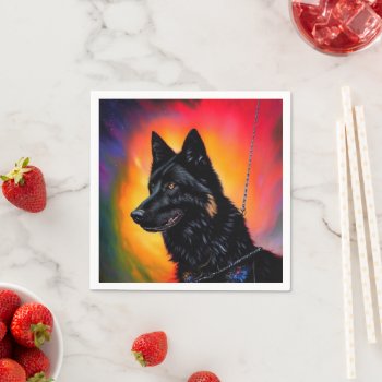 German Shepherd Napkins by MarblesPictures at Zazzle