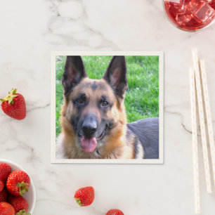 German Shepherd Napkins