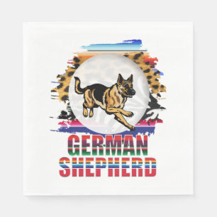 German Shepherd Napkins