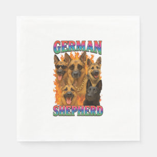 German Shepherd Napkins