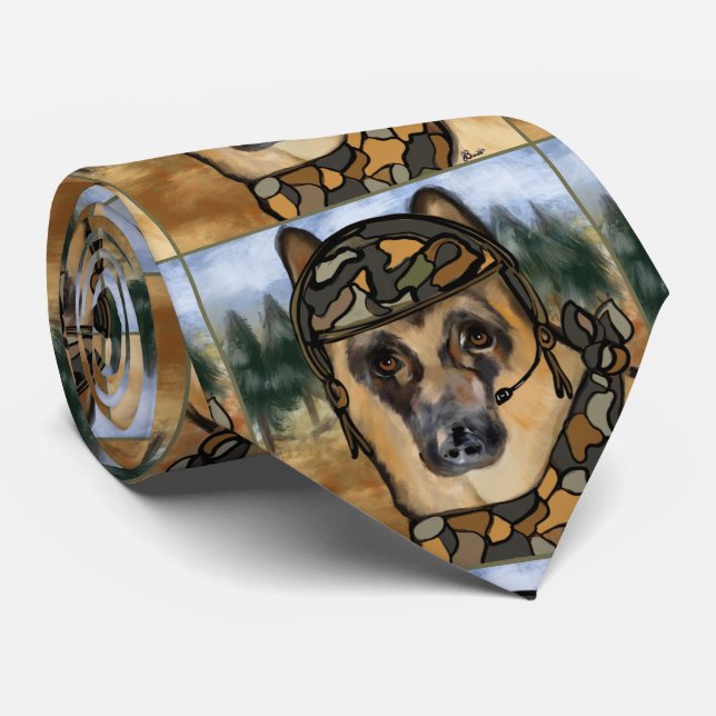 GERMAN SHEPHERD        NECK TIE (Rolled)