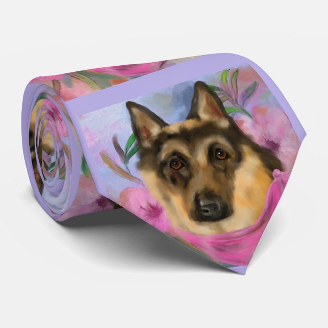 GERMAN SHEPHERD      NECK TIE (Rolled)