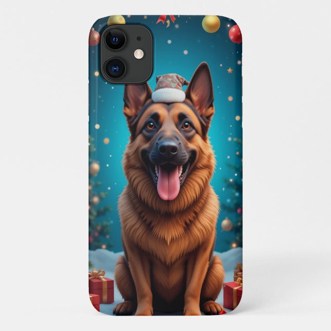 German Shepherd Noble Expression 🐕 Classic Canine Case-Mate iPhone Case (Back)