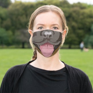 German Shepherd nose and Mouth Cloth Face Mask