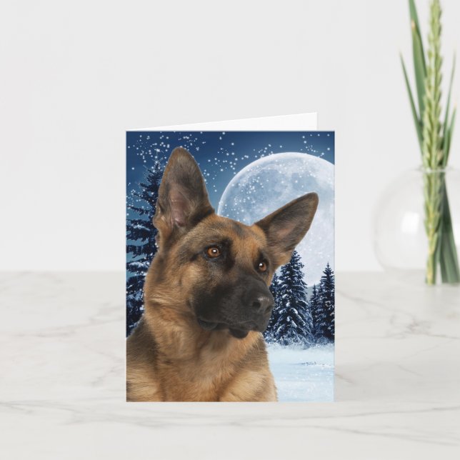German Shepherd Note Card (Front)