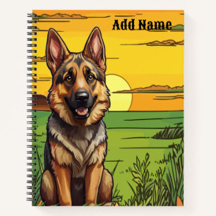 German Shepherd Notebook