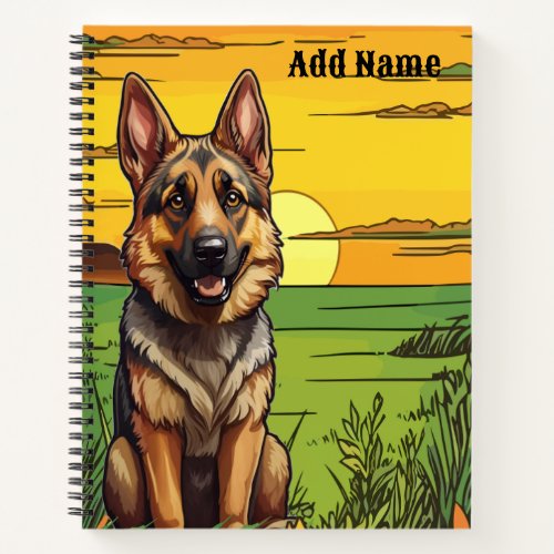 German Shepherd Notebook