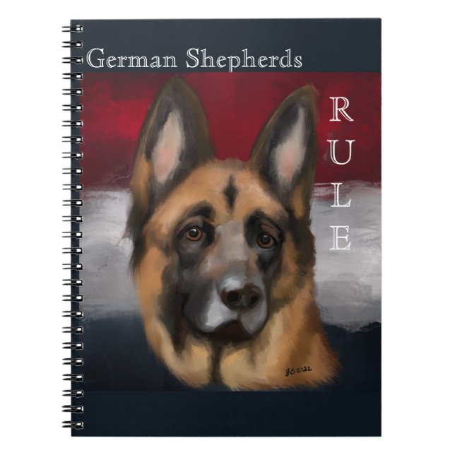 GERMAN SHEPHERD    NOTEBOOK (Front)