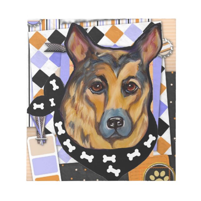 GERMAN SHEPHERD NOTEPAD (Front)