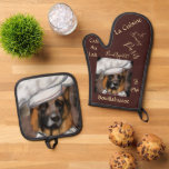 German Shepherd Oven Mitt &amp; Pot Holder Set