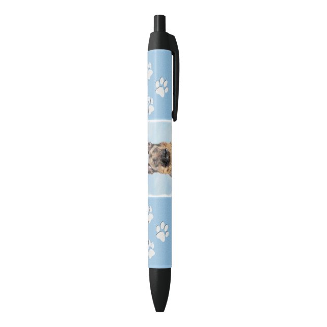 German Shepherd Painting - Cute Original Dog Art Pen (Bottom (Vertical))