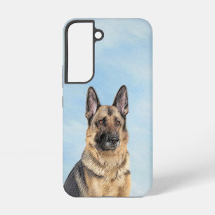 German Shepherd Painting - Cute Original Dog Art Samsung Galaxy S22 Case