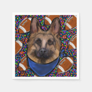 German Shepherd Paper Napkins