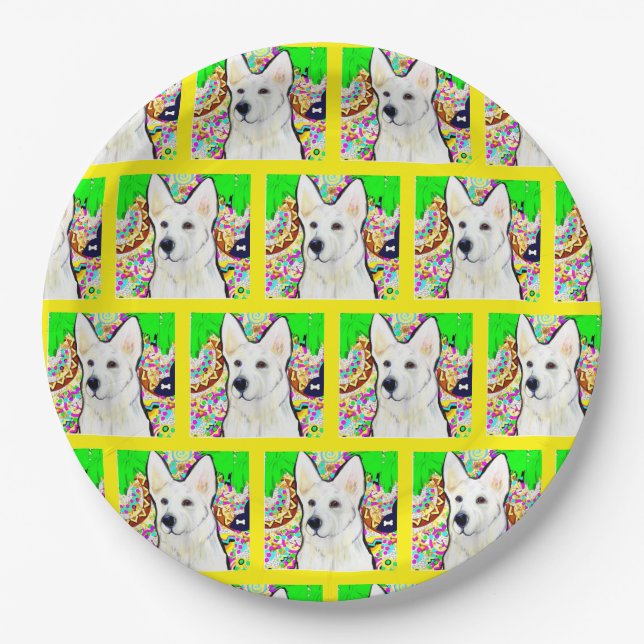 German Shepherd   Paper Plates (Front)