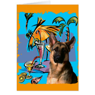 German Shepherd PartyTime Cards