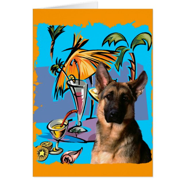 German Shepherd PartyTime Cards (Front)