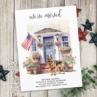 German Shepherd Patriotic Personalized Dog Moving