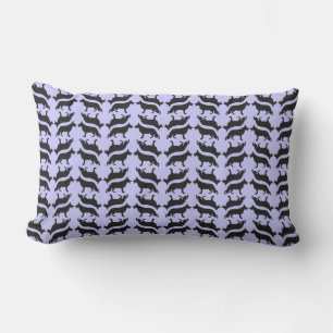 German Shepherd Pattern Lumbar Pillow