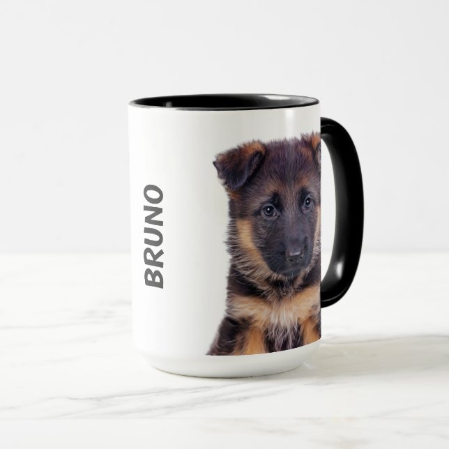 German Shepherd Personalized  Mug (Front Right)