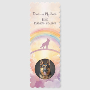German Shepherd Pet Loss Bookmark – Healing Music