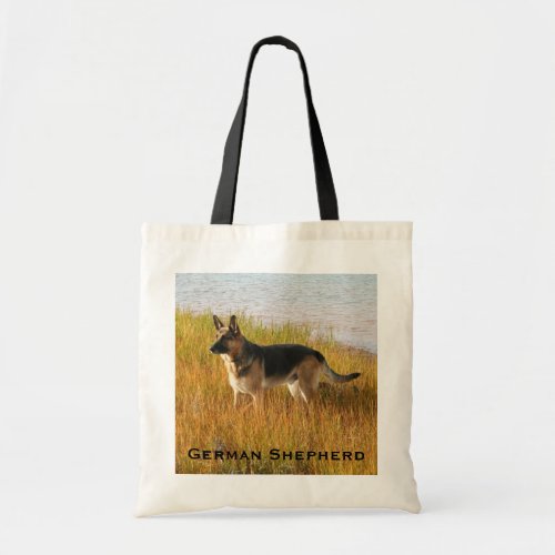 German Shepherd Photo on Tote Bag