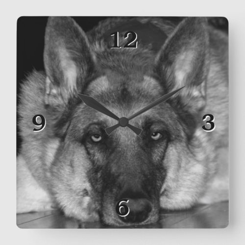 German Shepherd Photo Wall Clock