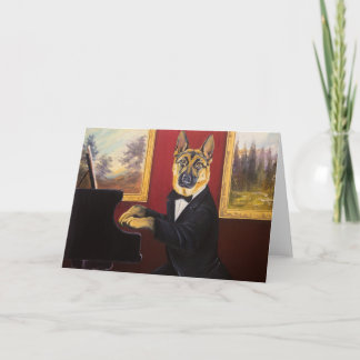 German Shepherd | Piano Waltz Card