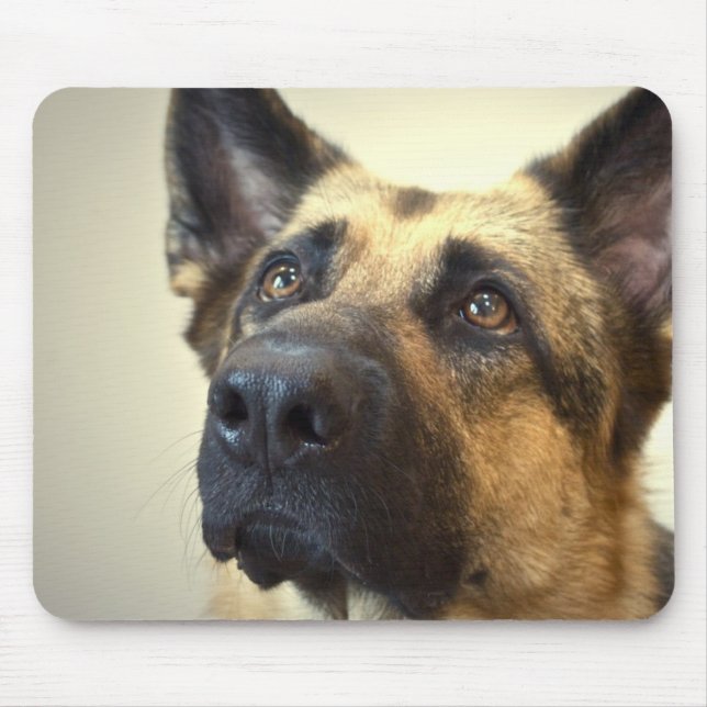 German Shepherd Picture Mouse Pad (Front)