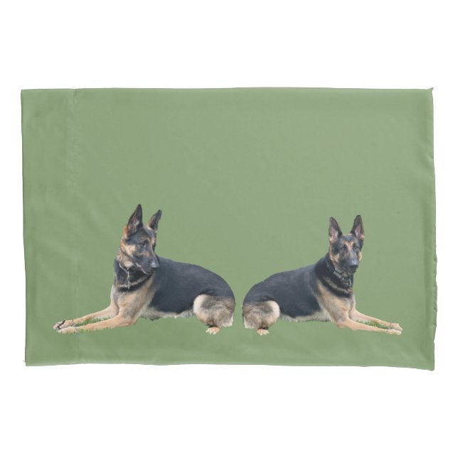 GERMAN SHEPHERD  PILLOW CASE (Front)