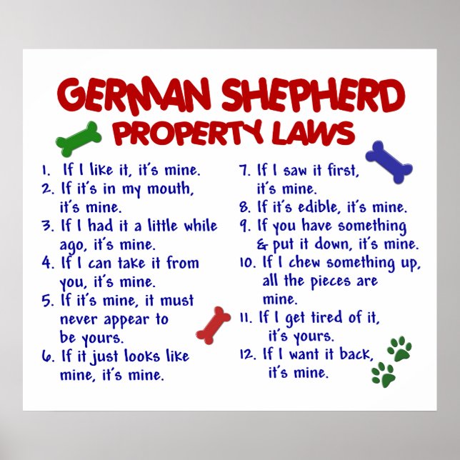 GERMAN SHEPHERD PL2 POSTER (Front)