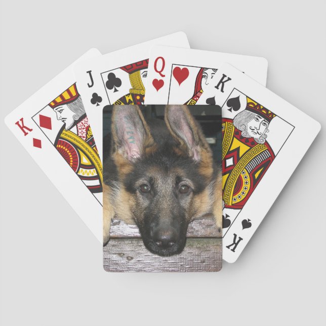German Shepherd Playing Cards (Back)