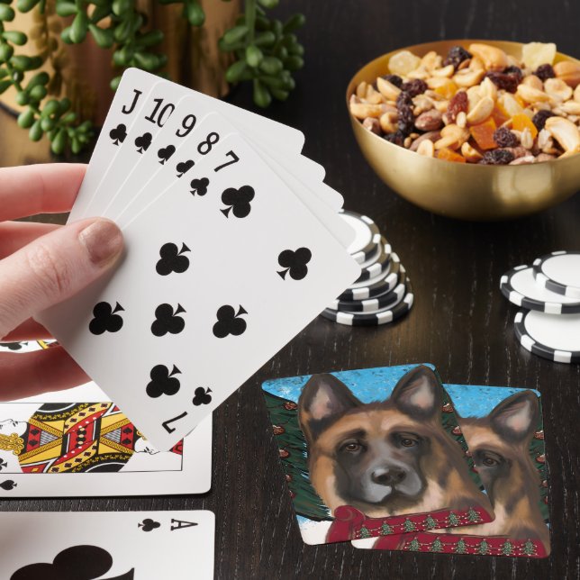 German Shepherd  Poker Cards (In Situ)