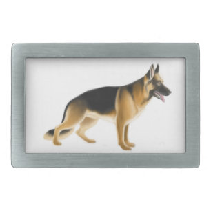 German Shepherd Police Dog Belt Buckle