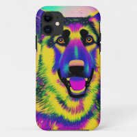 German Shepherd Pop Art