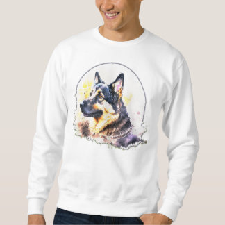German Shepherd Portrait T-shirt Sweatshirt