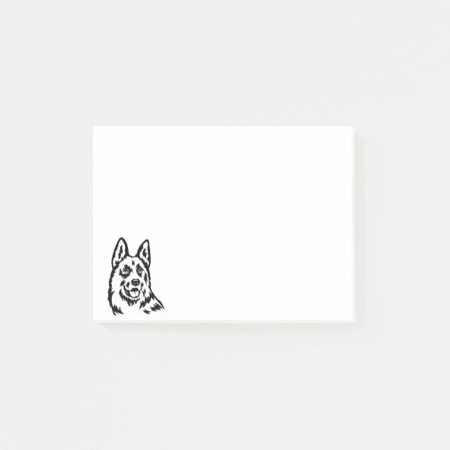 German Shepherd  Post-it Notes (Front)