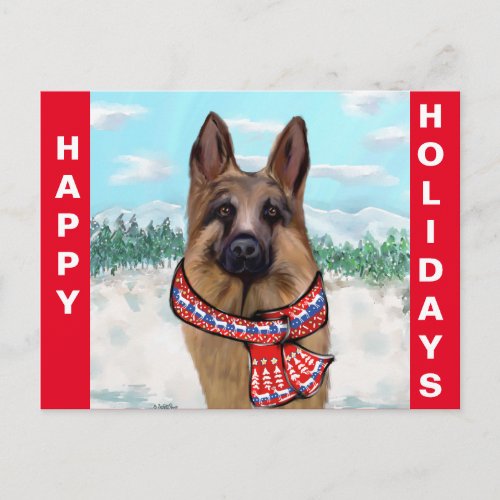 GERMAN SHEPHERD POSTCARD