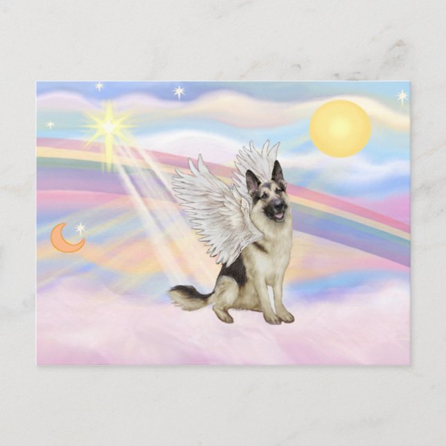 German Shepherd Postcard (Front)