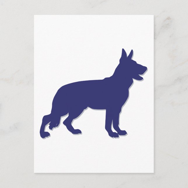 German Shepherd Postcard (Front)