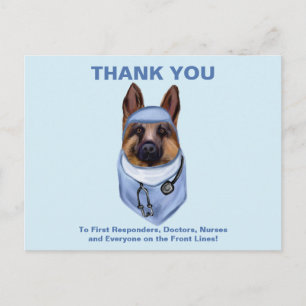 GERMAN SHEPHERD POSTCARD