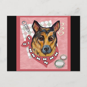 GERMAN SHEPHERD POSTCARD