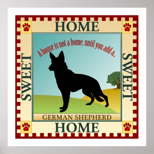 German Shepherd Poster
