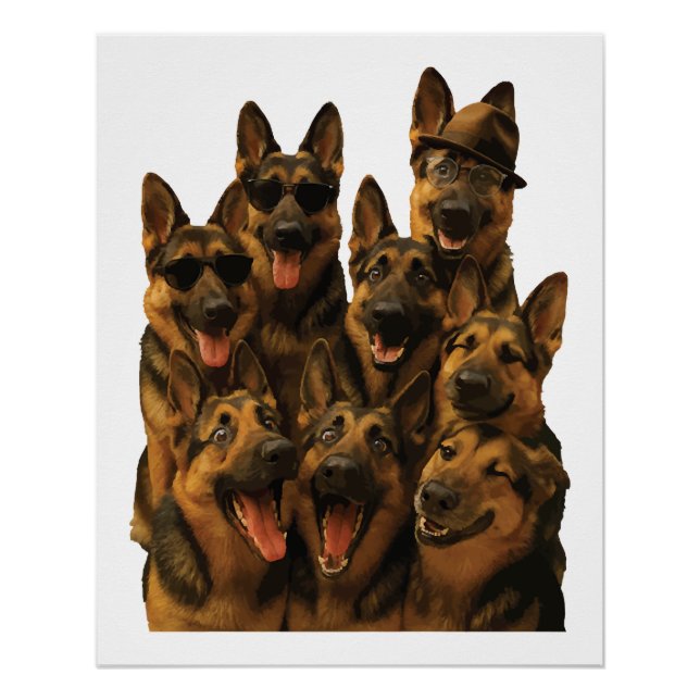 German Shepherd Poster (Front)