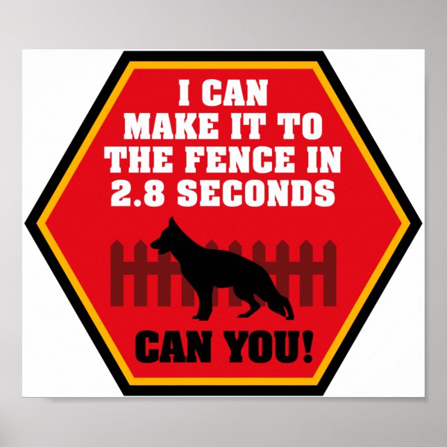 German Shepherd Poster (Front)