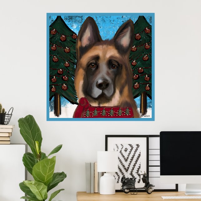 German Shepherd  Poster (Home Office)