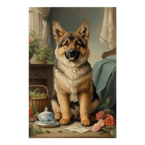 German Shepherd Poster