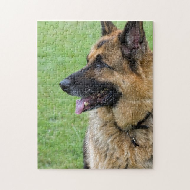 German Shepherd Profile Jigsaw Puzzle (Vertical)