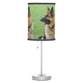 German Shepherd Profile Table Lamp (Right)